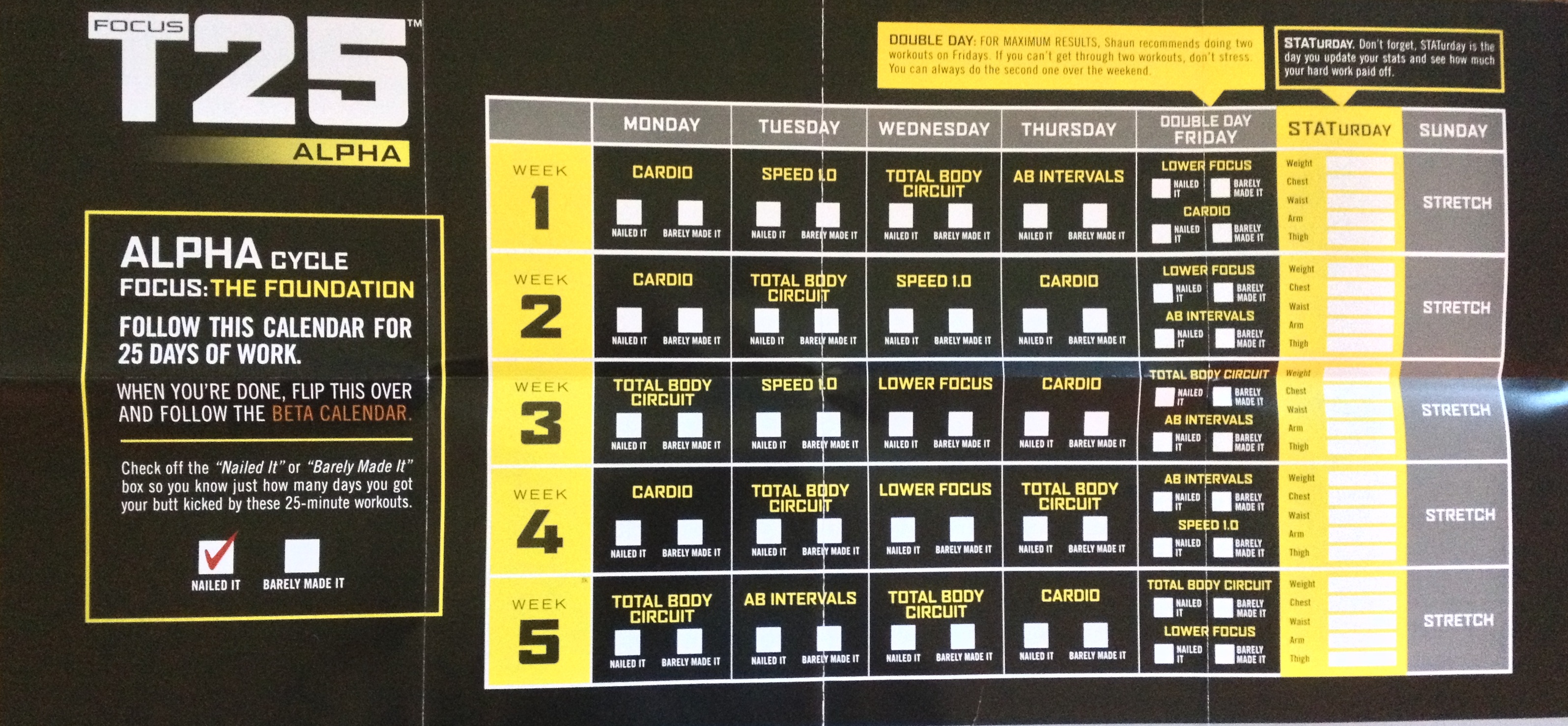  Focus T25 Workout 2013 Alpha Beta Gamma for push your ABS